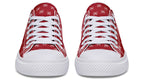 White Bows on Red