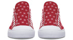 White Bows on Red