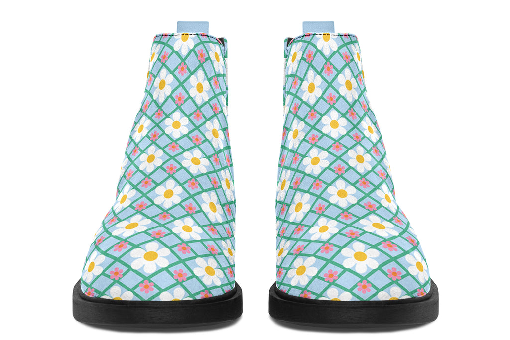 Blue Daisy Lattice