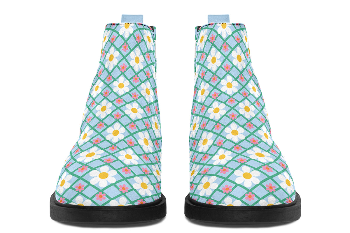 Blue Daisy Lattice
