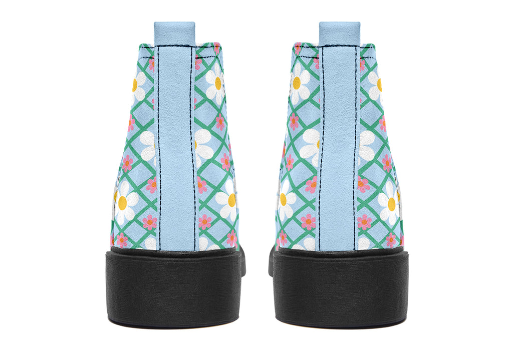 Blue Daisy Lattice