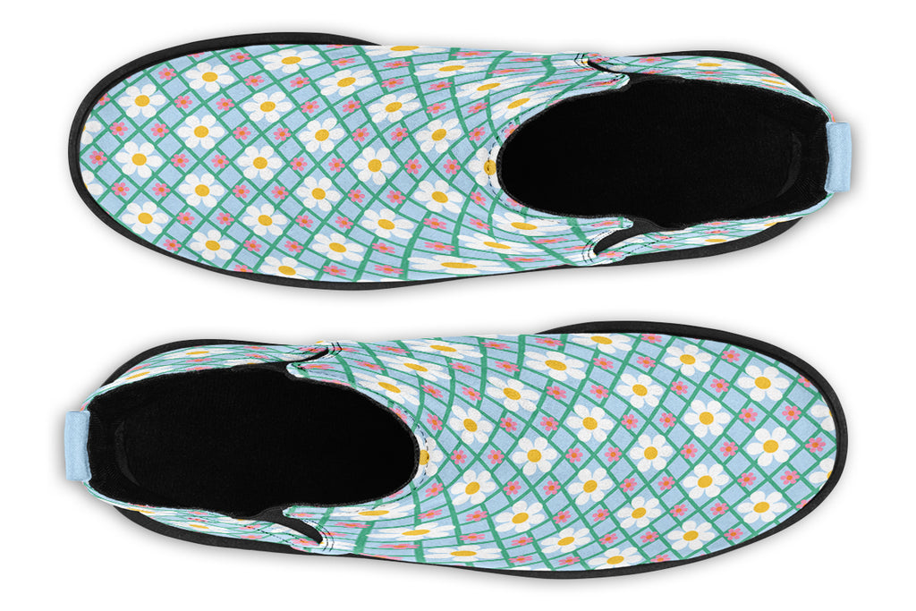 Blue Daisy Lattice