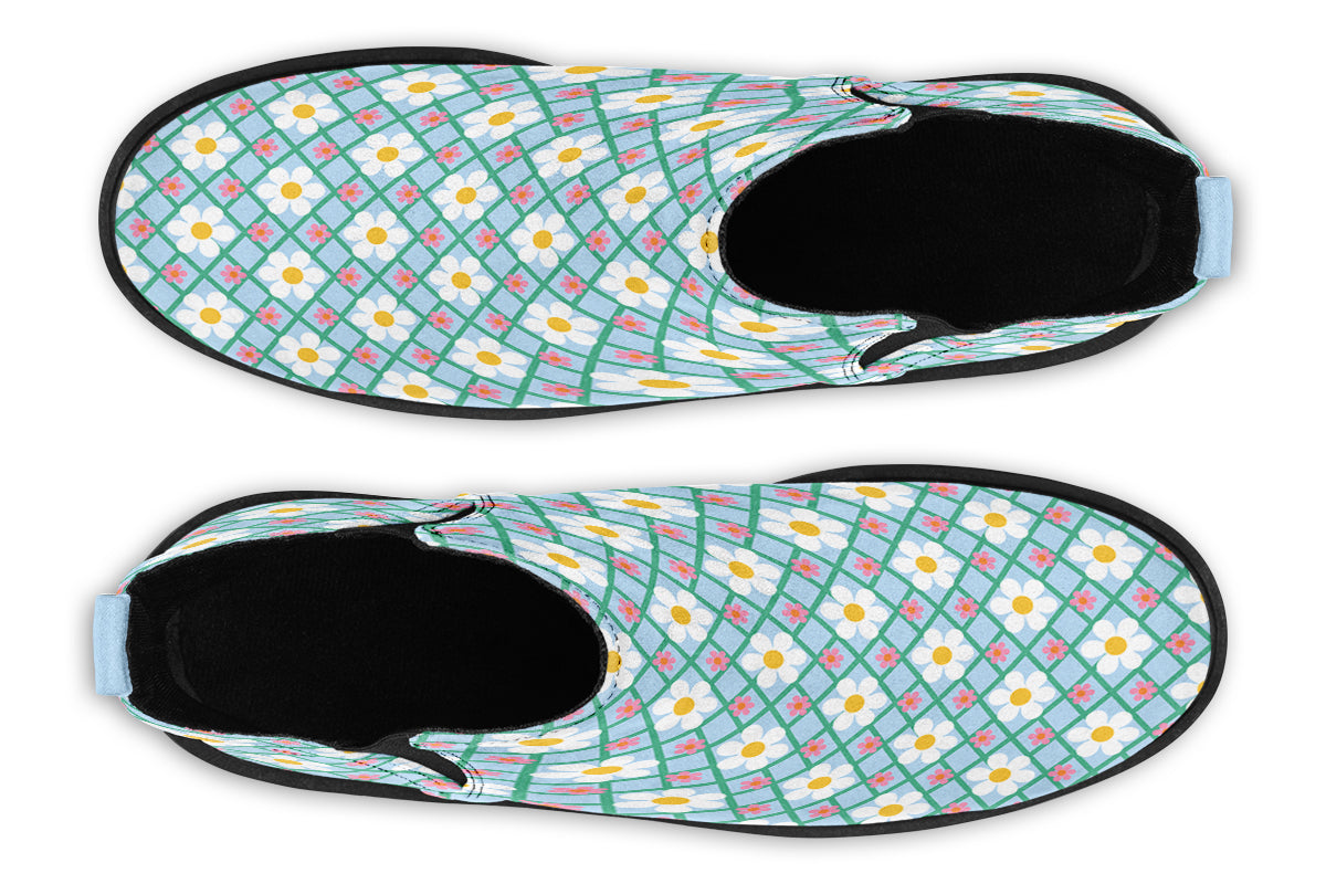 Blue Daisy Lattice