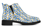 Blue Daisy Stripe