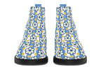 Blue Daisy Stripe