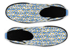 Blue Daisy Stripe