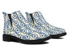 Blue Daisy Stripe