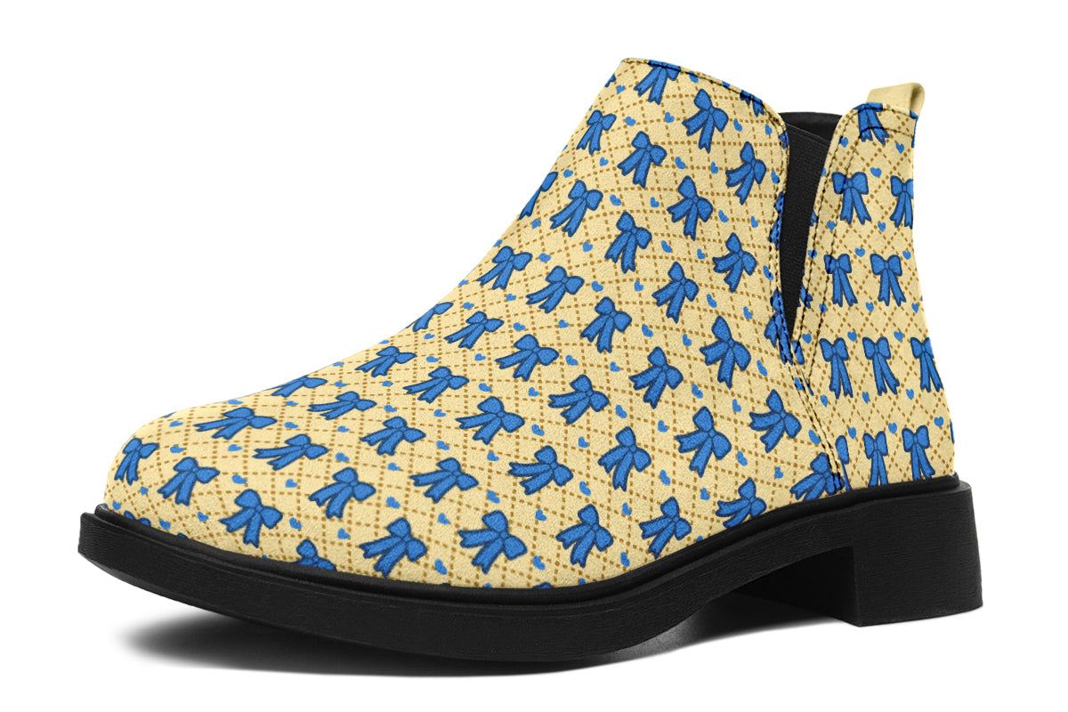 Cobalt Bows on Butter