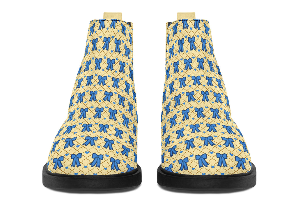 Cobalt Bows on Butter