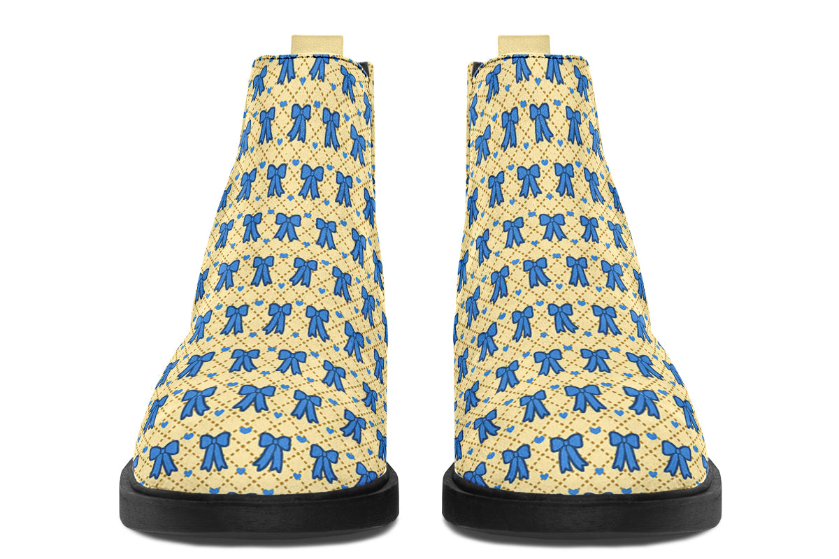 Cobalt Bows on Butter