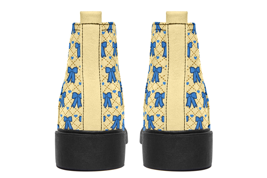 Cobalt Bows on Butter