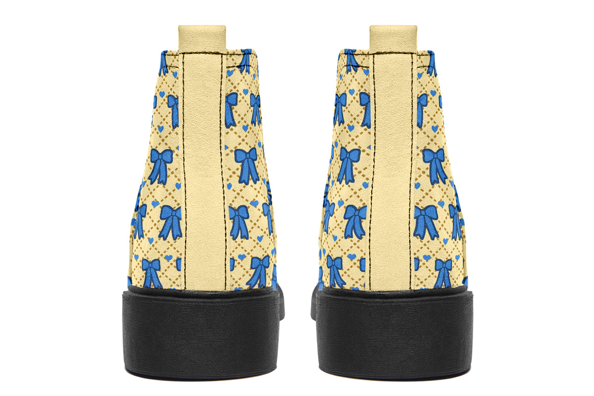 Cobalt Bows on Butter