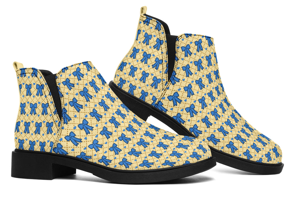 Cobalt Bows on Butter