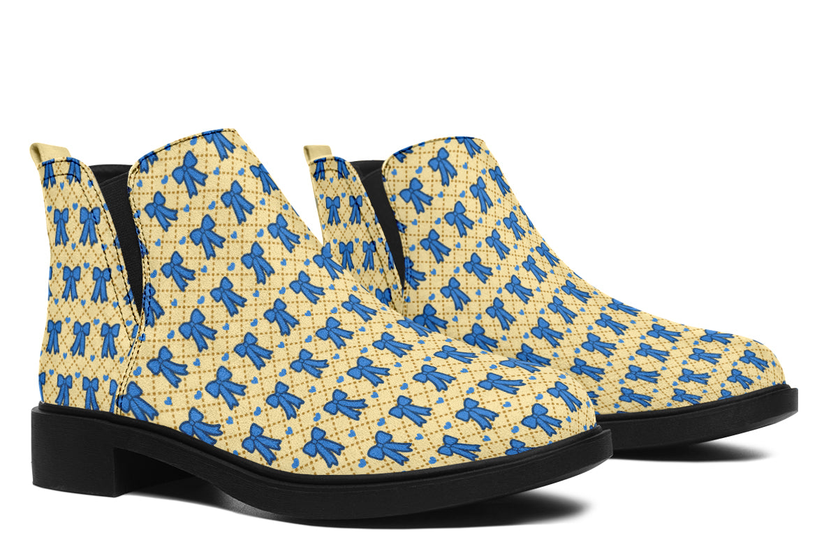 Cobalt Bows on Butter