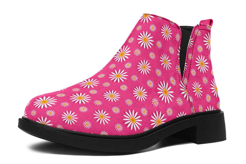 Daisies on Hot Pink