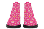 Daisies on Hot Pink