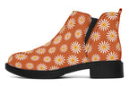 Daisies on Orange