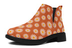 Daisies on Orange
