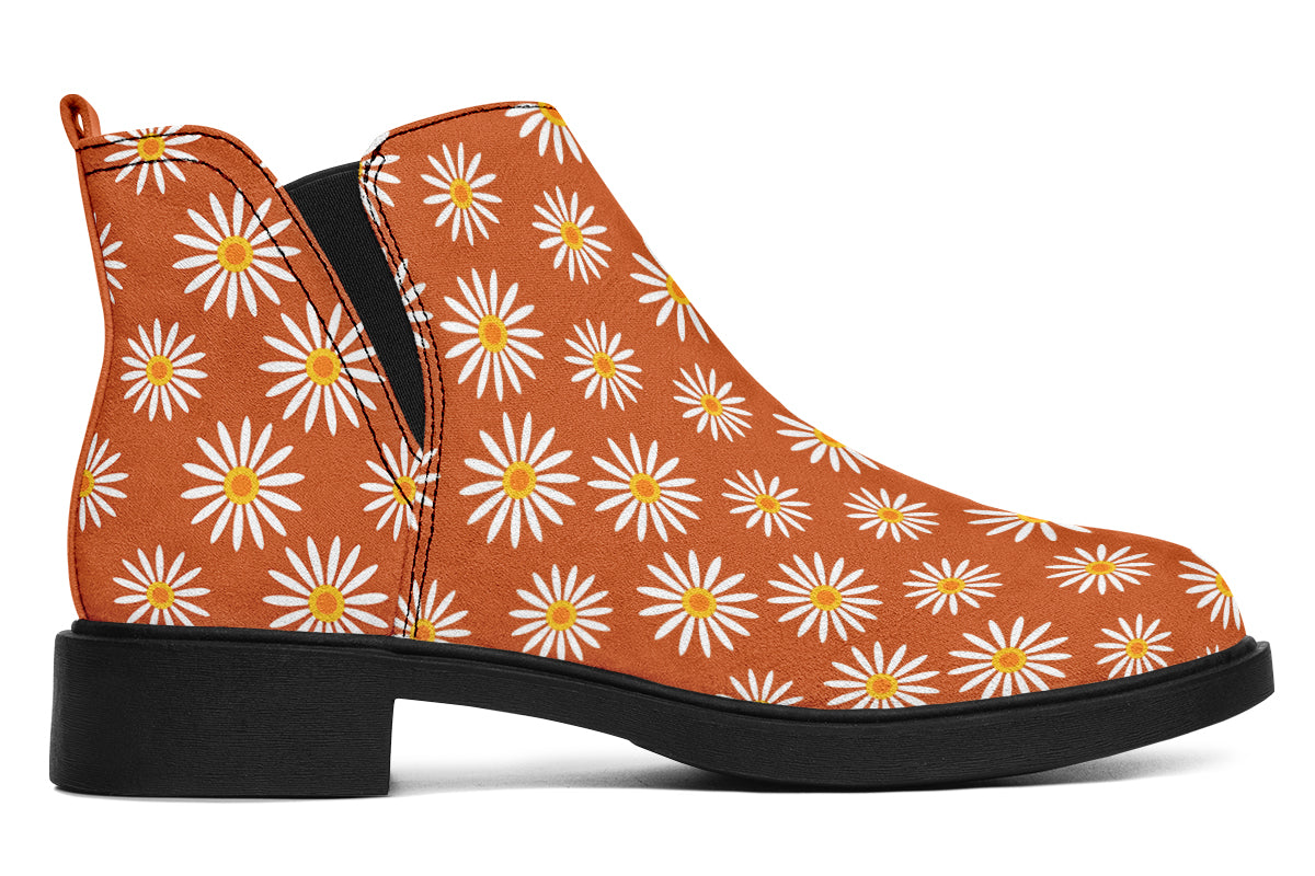 Daisies on Orange