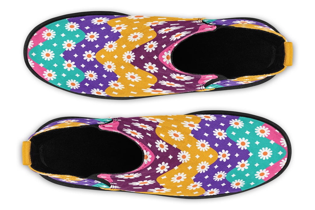 Electric Wave Daisies