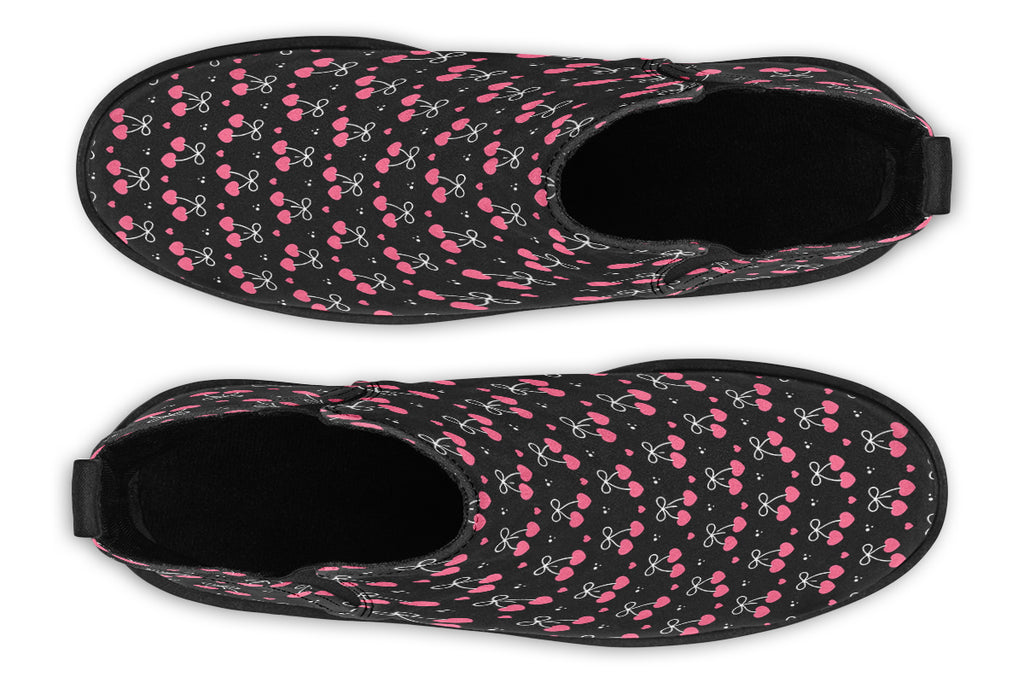 Heart Bows on Black