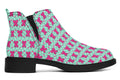Hot Pink Bows on Mint