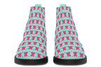 Hot Pink Bows on Mint