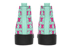 Hot Pink Bows on Mint