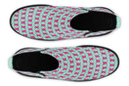 Hot Pink Bows on Mint