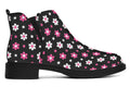 Pink And Black Flowers