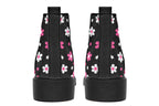 Pink And Black Flowers