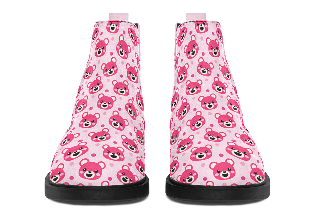 Pink Bear Faces