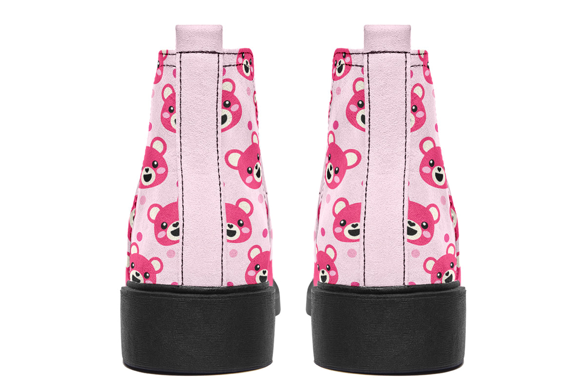 Pink Bear Faces