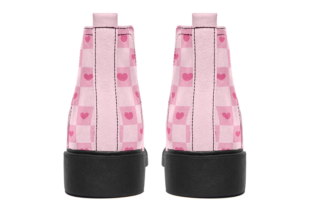 Pink Heart Check