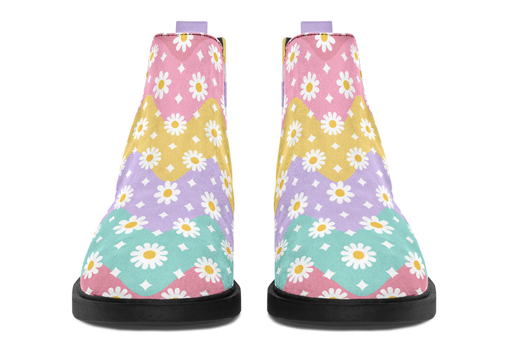 Rainbow Wave Daisies