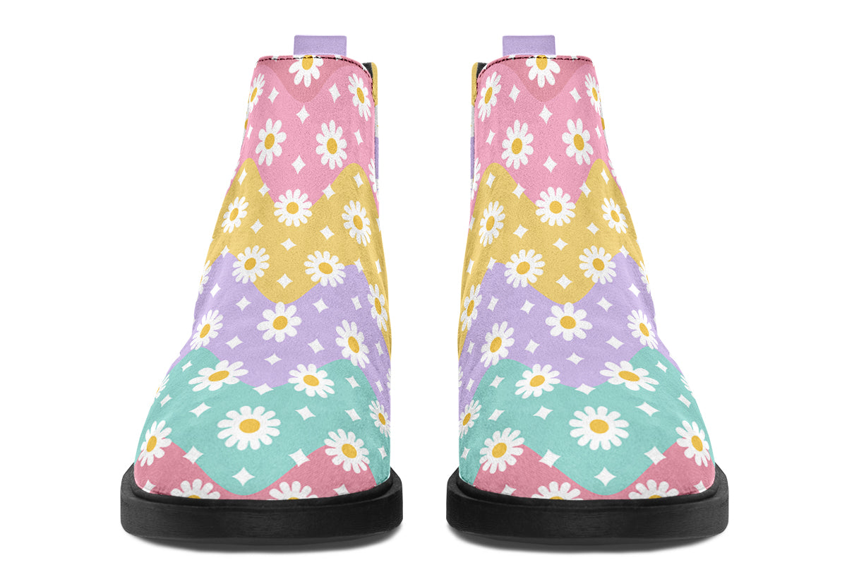 Rainbow Wave Daisies