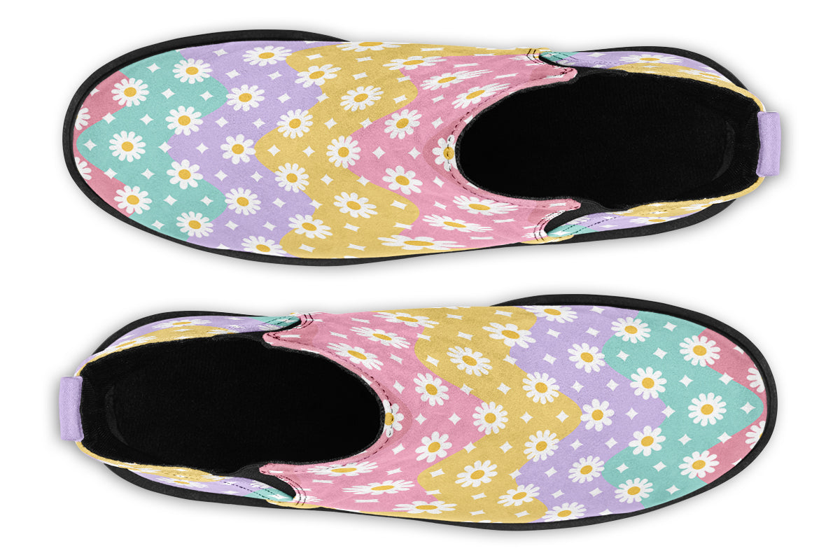 Rainbow Wave Daisies