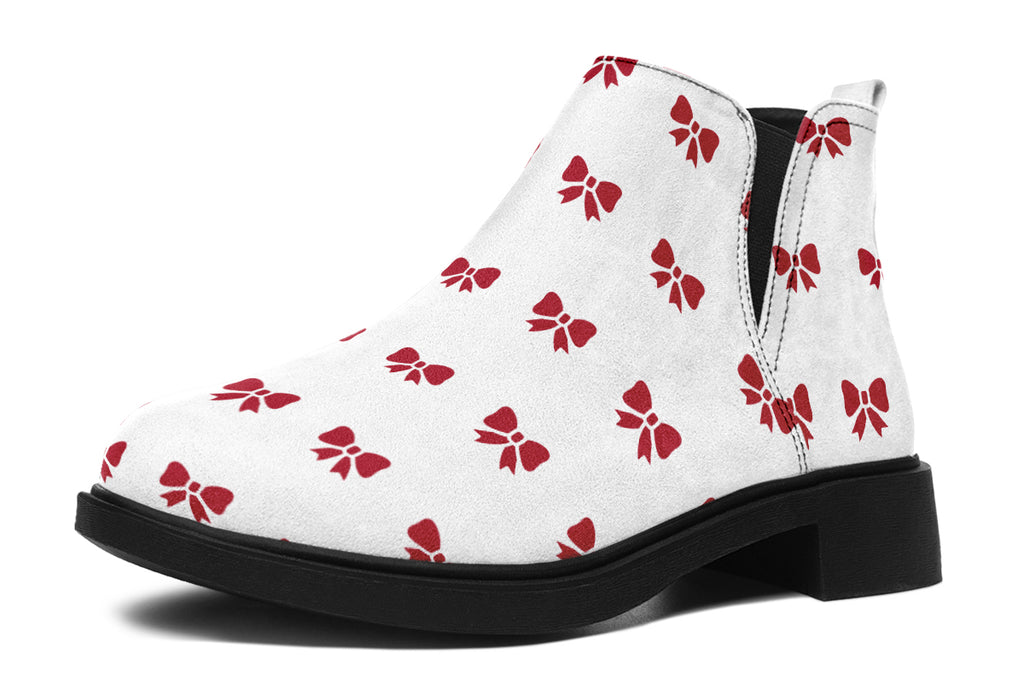 Ribbon Red on White