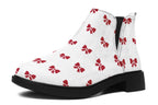 Ribbon Red on White