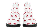 Ribbon Red on White