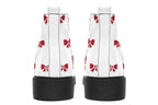 Ribbon Red on White