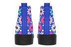 Royal Blue Retro Daisies