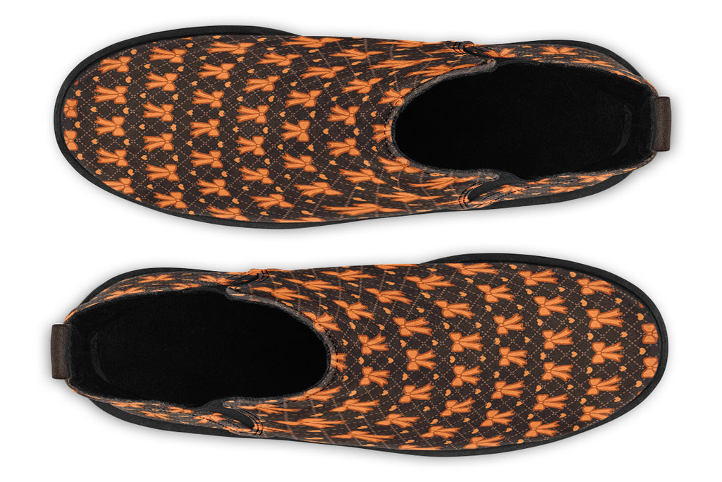 Tangerine Bows on Cocoa