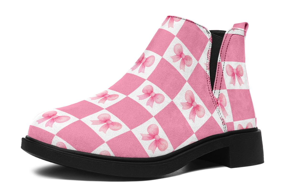 Watercolour Bow Check