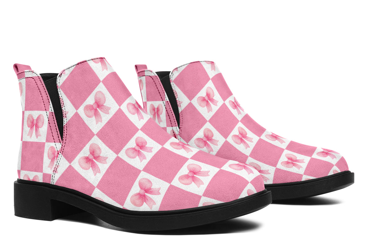 Watercolour Bow Check