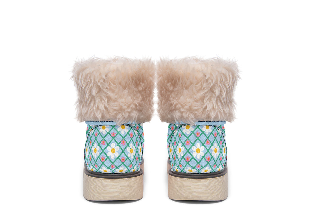 Blue Daisy Lattice