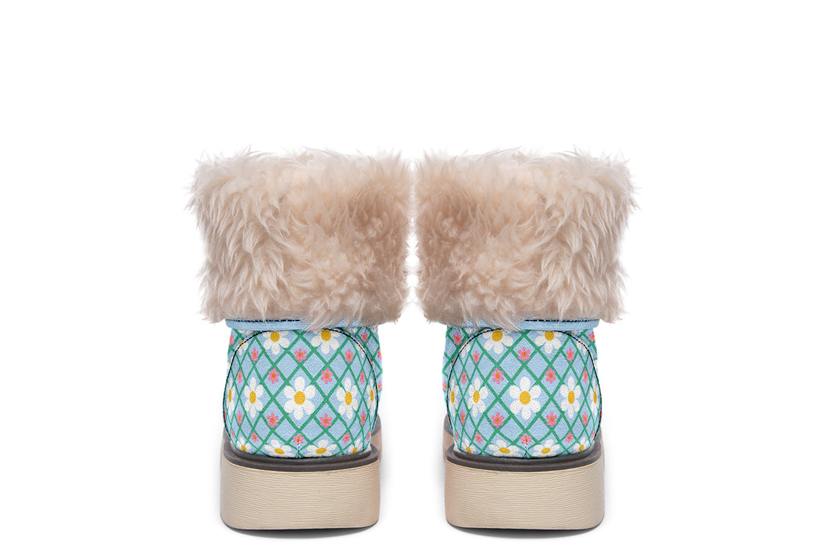 Blue Daisy Lattice