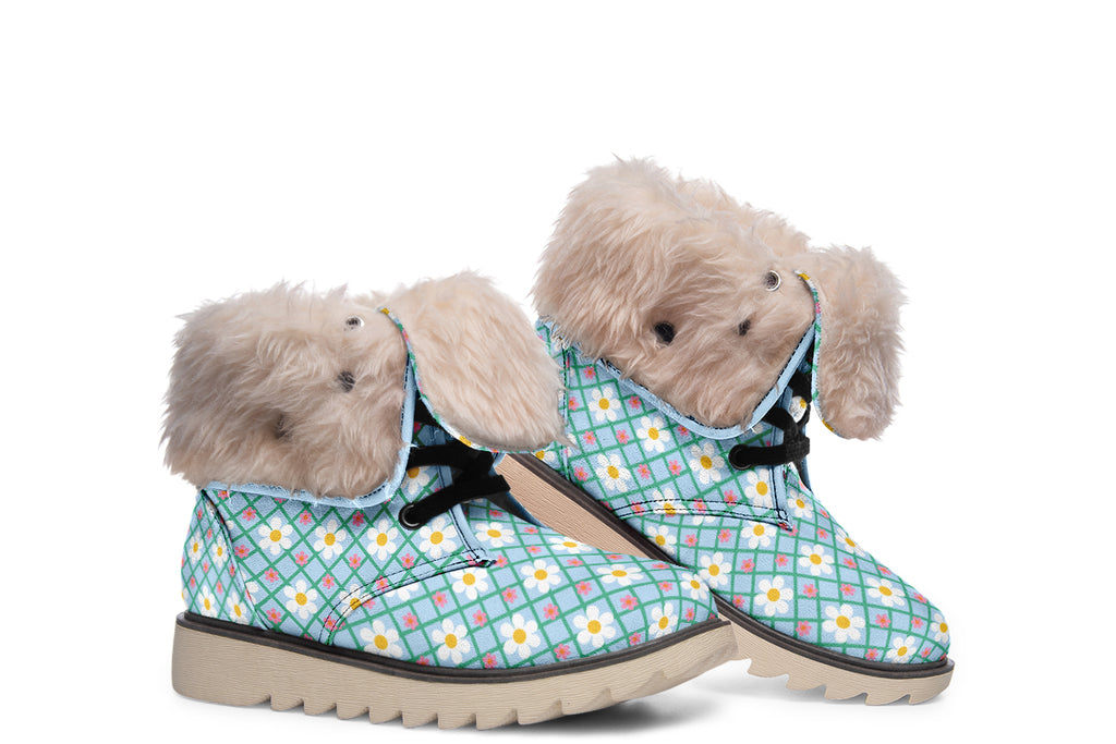 Blue Daisy Lattice