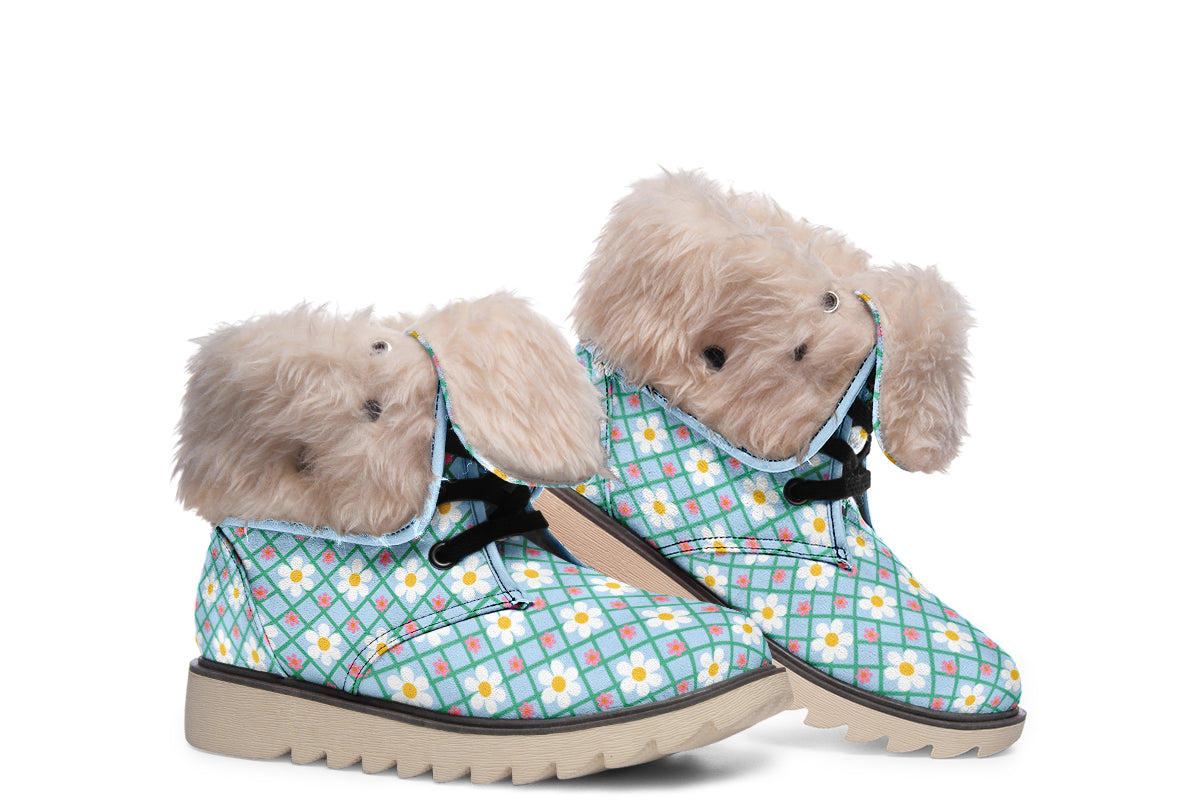 Blue Daisy Lattice