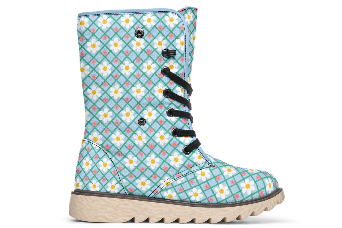 Blue Daisy Lattice